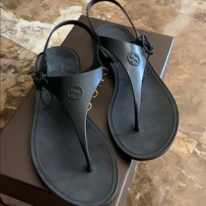 Gucci rubber sandals